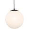 Access Lighting Pearl, Pendant, Matte Black Finish, Opal Glass 23941-MBL/OPL - alternate 5